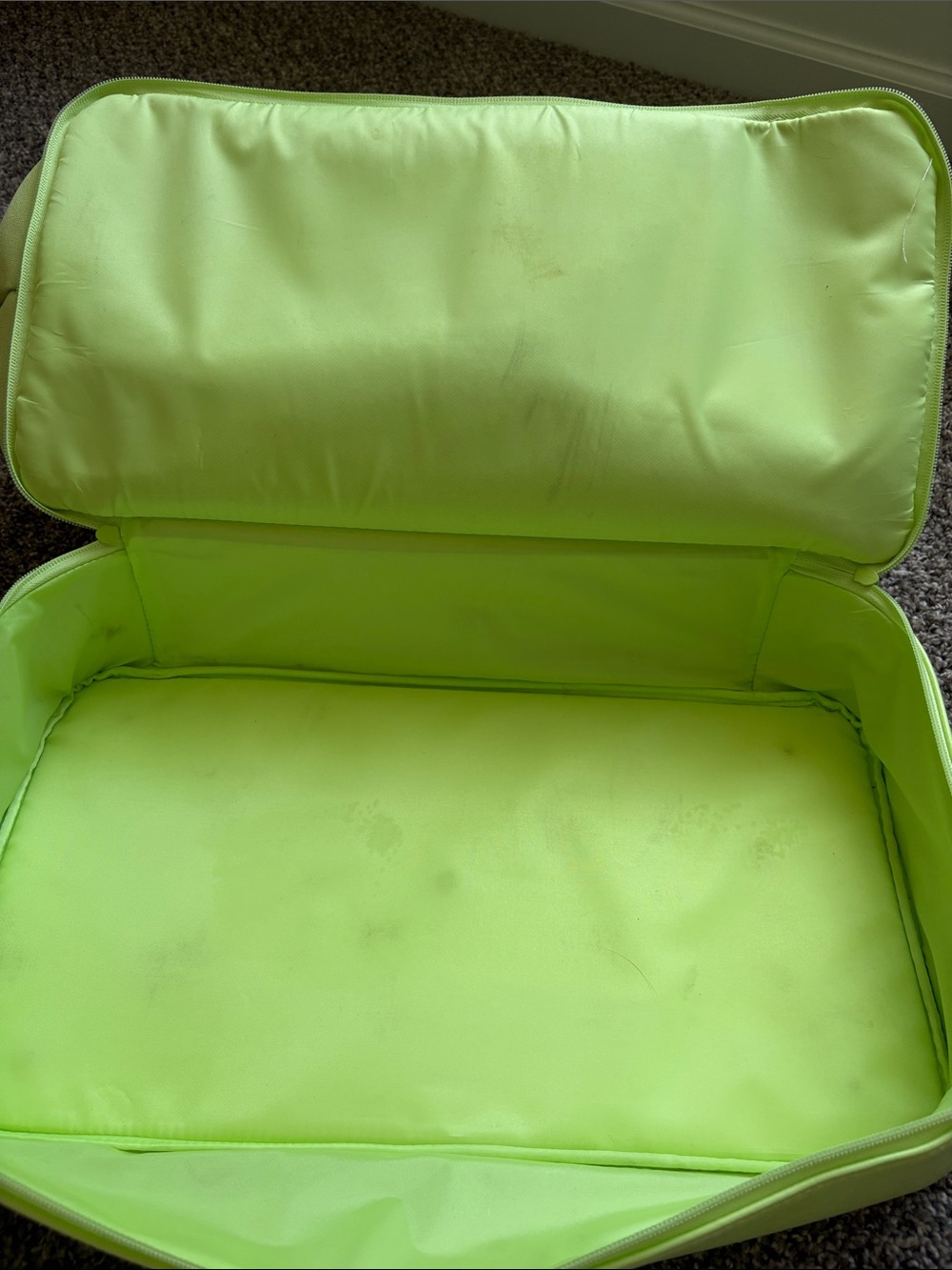 Beis Orginal Weekender Lime Green Travel Duffle Bag - Picture 7 of 7